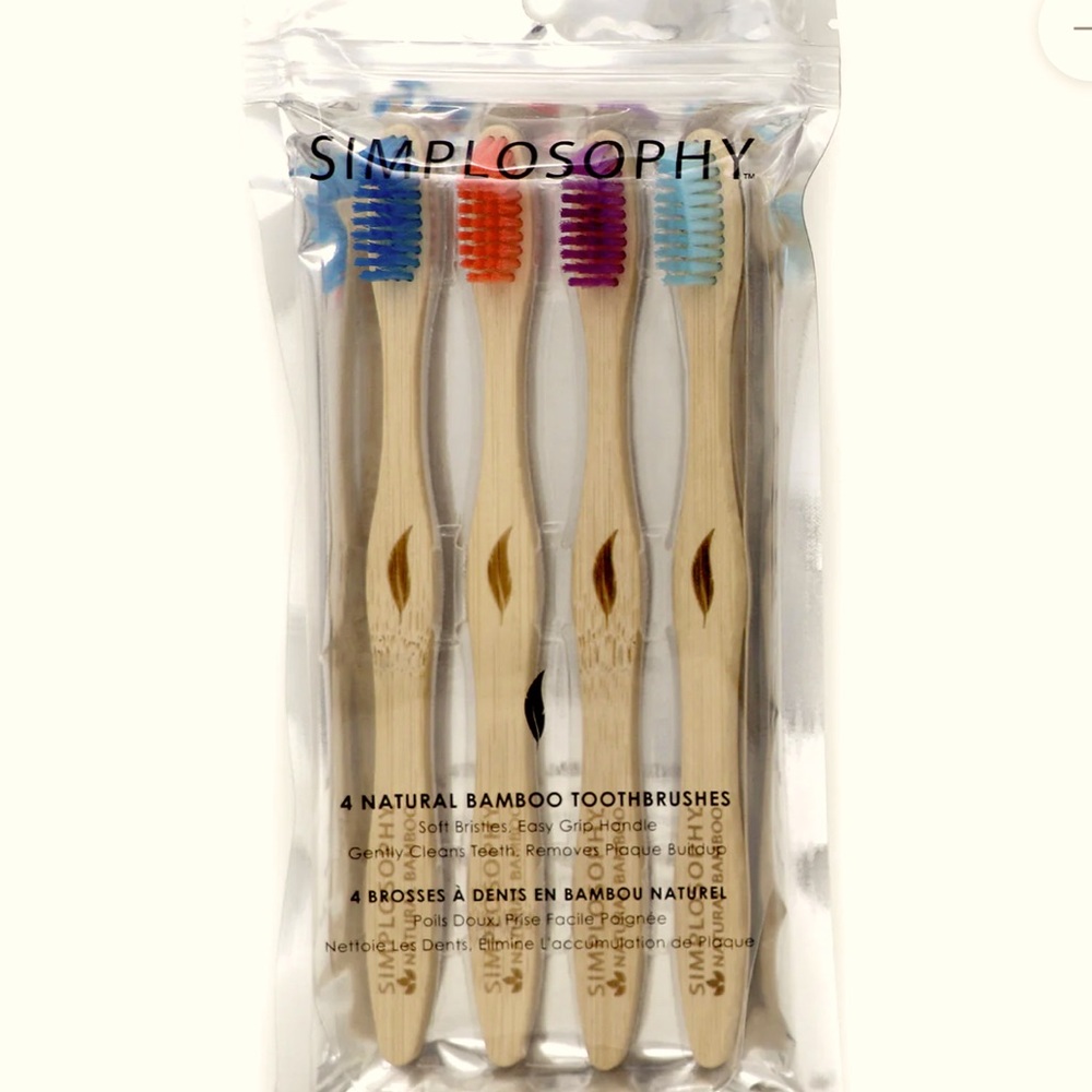 SIMPLOSOPHY -Natural Bamboo Toothbrushes